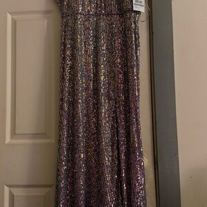 Morgan & Co. Multicolor Sequin Dress